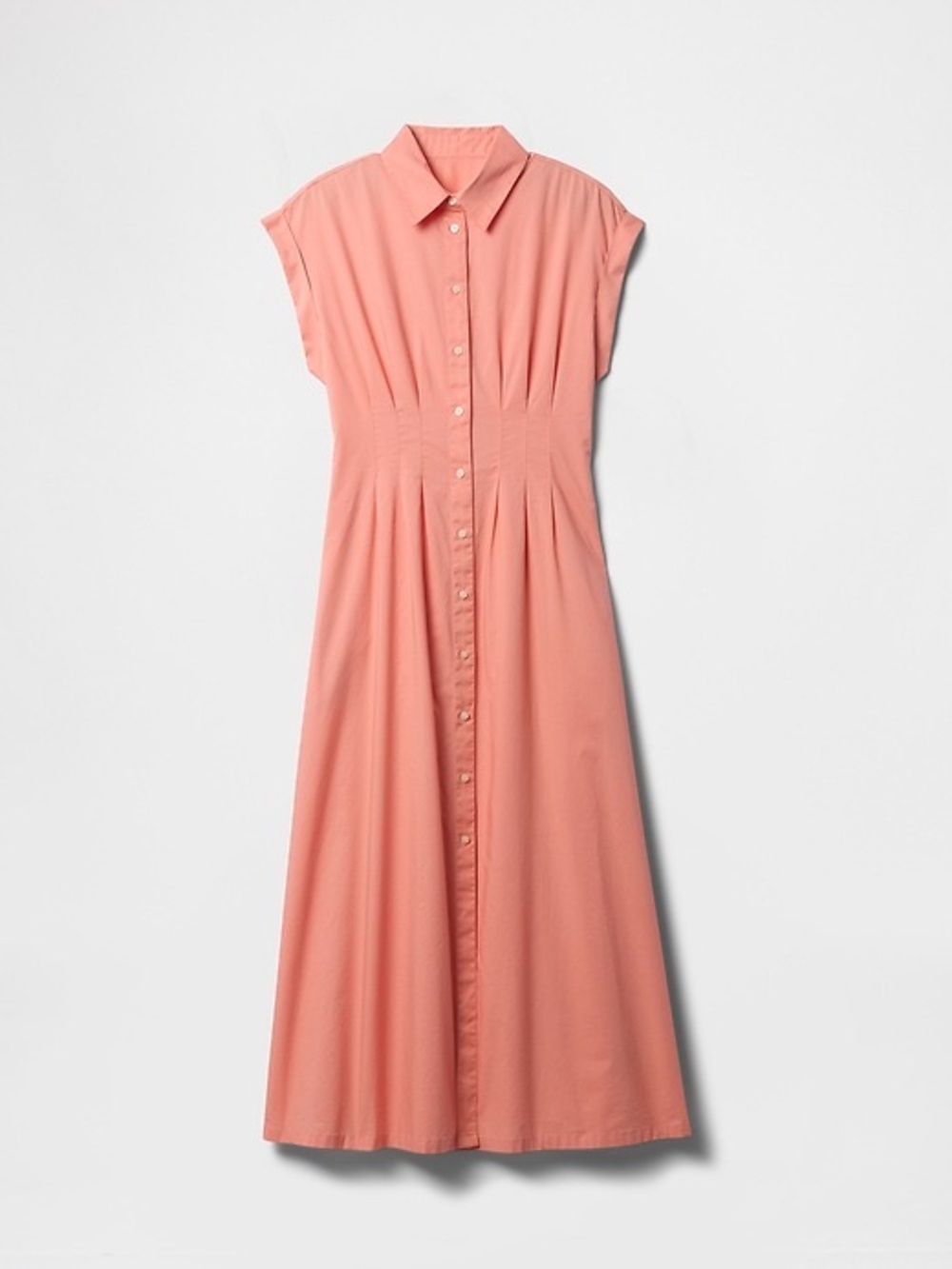 Poplin Maxi Shirtdress